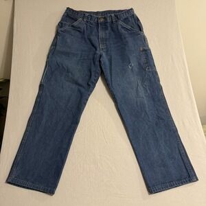 Riverside FR Flame Resistant Mens Work Jeans Denim Dungarees Pants 32x29